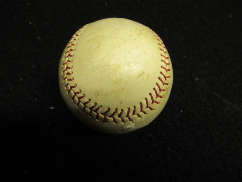1948 Boston Braves (NL Champs) Stamped Autographed Baseball - Heavy Fading