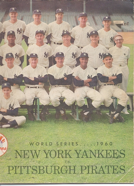 1960 World Series Program (Yankees vs. Pirates) at Yankee Stadium