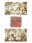 1927 - 1930 Brown University Baseball Lot of (3) Items
