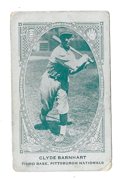 1922  American Caramel E120 - Clyde Barnhart (Pittsburgh Pirates) - Baseball Card