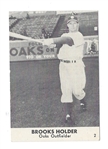 1948 Smiths Clothing - Brooks Holder (Oakland Oaks - PCL) Baseball Card