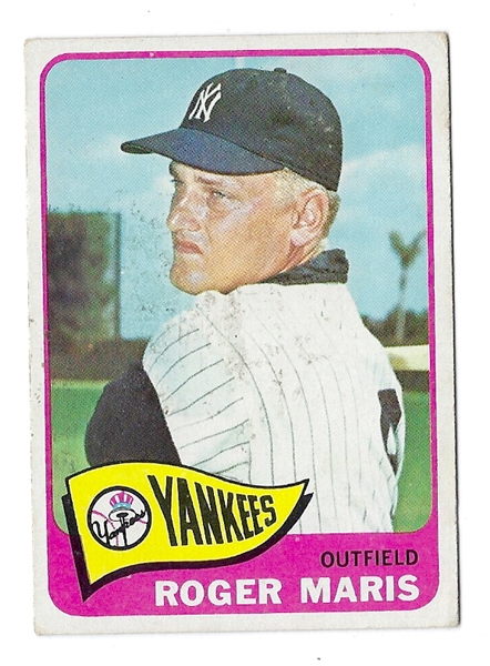 1965 Roger Maris (NY Yankees) Topps Baseball Card