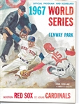 1967 World Series Program  (Boston Red Sox vs. St. Louis Cardinals) at Fenway Park in Boston - High Grade