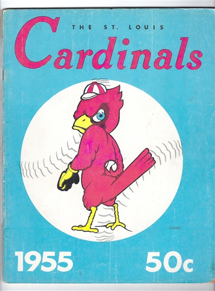 1955 St. Louis Cardinals Official Yearbook