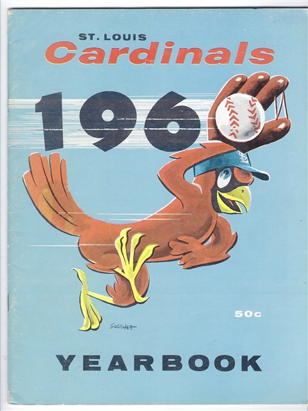 1960 St. Louis Cardinals Official Yearbook
