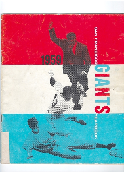 1959 SF Giants Official Yearbook