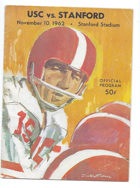 1962 Stanford (NCAA ) vs. USC College Football Program 