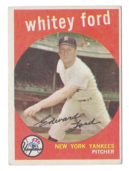 1959 Whitey Ford (HOF) Topps Baseball Card