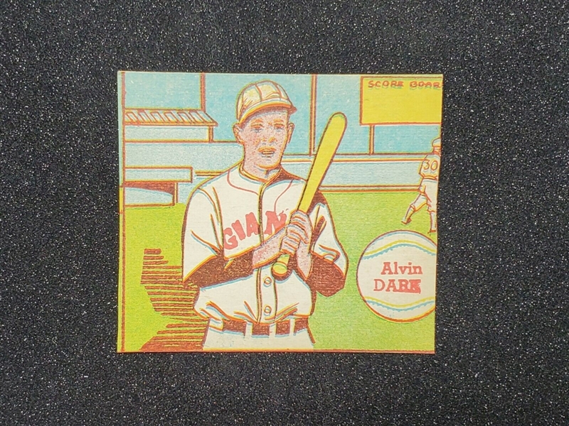 1949 MP & Co. -Alvin Dark - Baseball Card