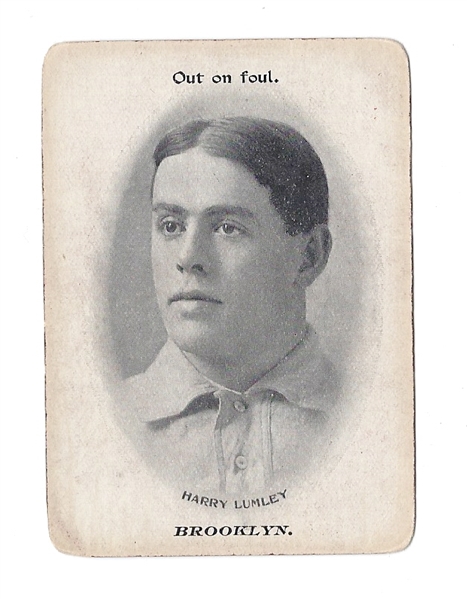 1906 Fan Craze - Lumley (Brooklyn Superbas) - Baseball Game Card