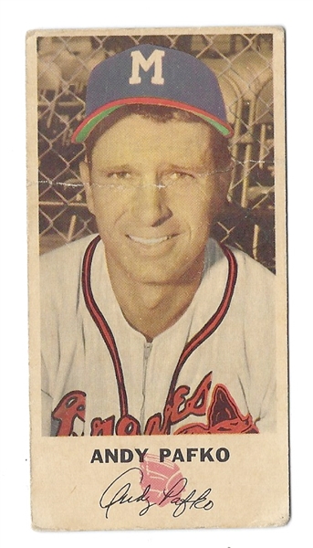 1954 Johnston Cookies (Milwaukee Braves) - Andy Pafko - Low Grade