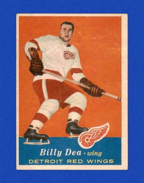 1957-58 Billy Dea - Topps Hockey Card - Better Grade