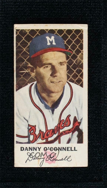 1954 Johnston Cookies (Milwaukee Braves) - Danny O'Connell- Low Grade