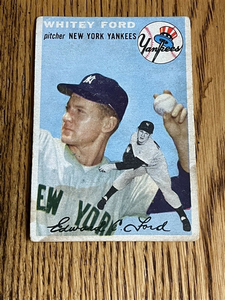1954 Whitey Ford (HOF) Topps Baseball Card