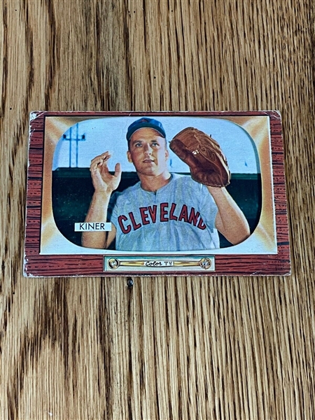 1955 Ralph Kiner (HOF) Bowman Baseball Card