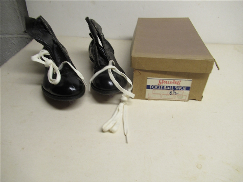 C. 1950's/60's Spalding Unused Pristine Football Spikes in Original Box