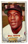            Bill White (St. Louis Cardinals) Bazooka Hand Cut Baseball Card