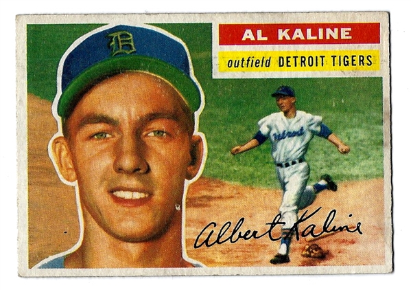 1956 Al Kaline (HOF) Topps Baseball Card - Better Grade