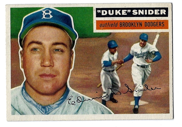 1956 Duke Snider (HOF) Topps Baseball Card - Better Grade