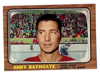 1966 Andy Bathgate (Detroit Red Wings - NHL) Hockey Card - High Grade 