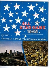 1965 MLB All-Star Game (At Minnesota) Official Program