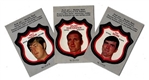 1972-73 O-Pee-Chee Hockey Lot of (3) Player Crests