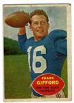 1960 Frank Gifford (HOF) Topps Football Card