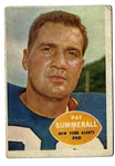 1960 Pat Summerall (NY Giants) Topps Football Card