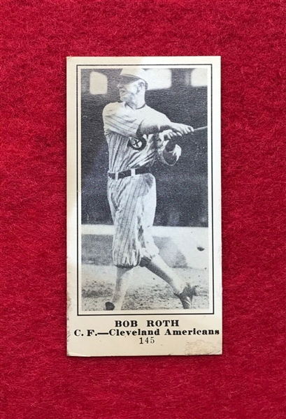 1916 M101-5 - Bob Roth- Baseball Card