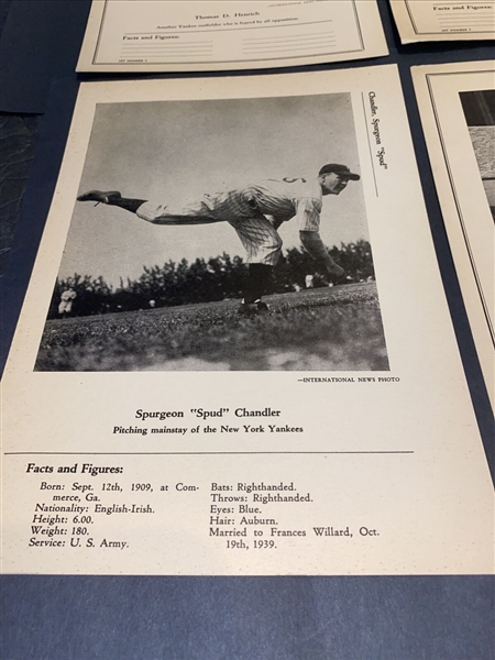 1946 Spud Chandler (NY Yankees) Sports Exchange Card