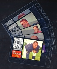 1962 NY Giants Lot of (5) Topps Football Cards with Andy Robustelli (HOF)