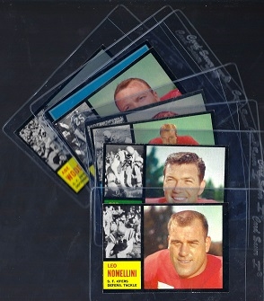 1962 SF 49'ers Lot of (7) Topps  Football Cards with (2) HOF'ers