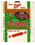 1954 Bowman Football Card Wrapper - Better Grade
