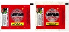 1966 Topps Baseball Wrappers Lot of (2) 