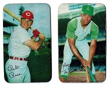 1970 Pete Rose & Reggie Jackson (HOF) Lot of (2) Topps Super Cards