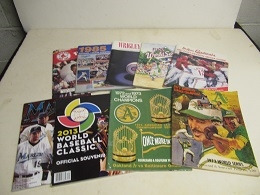1973 - 2013 Lot of (9) Baseball Programs 