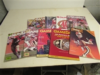 1980s SF 49ers (NFL) Lot of (10) Football Programs 