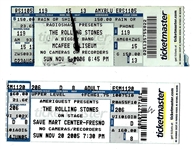 2005 - 2006 The Rolling Stones Lot of (2) Concert Tickets 