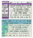 1999 The Rolling Stones Lot of (2) Concert Tickets