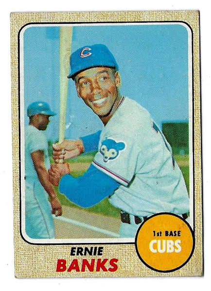 1968 Ernie Banks (HOF) Topps Baseball Card - Better Grade