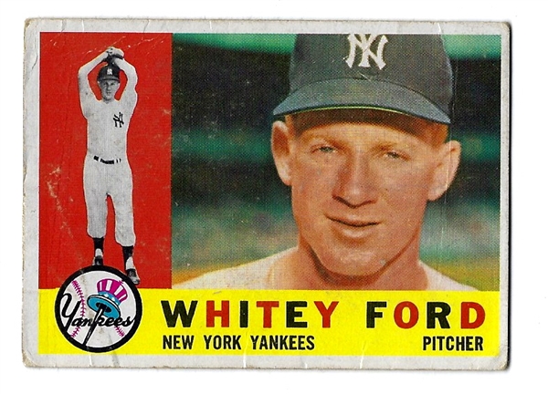 1960 Whitey Ford (HOF) Topps Baseball Card 