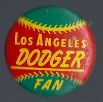 1962 - 66 Guy's Potato Chips - LA Dodgers #1 - Pinback 
