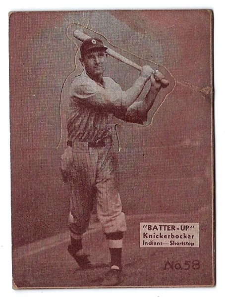 1934 Bill Knickerbocker (Batter Up) Baseball Card