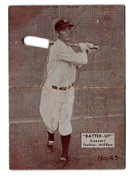 1934 Tony Lazzeri (Batter Up Series - HOF) Baseball Card 