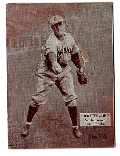 1934 Si Johnson (Batter Up Series)  Baseball Card