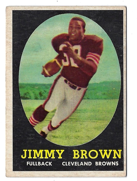 1958 Jim Brown (HOF) Topps Rookie Card