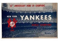 1963 NY Yankees vs. Cleveland Indians Program at Yankee Stadium