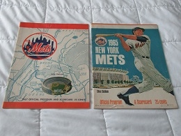 NY Mets Program Lot of (2): 1965 & 1967 