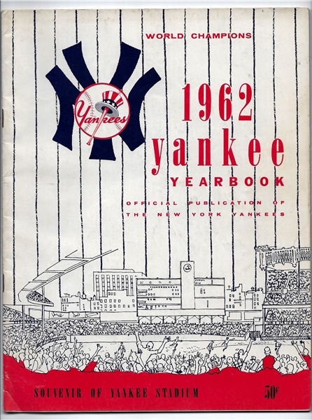 1962 NY Yankees Official Yearbook 