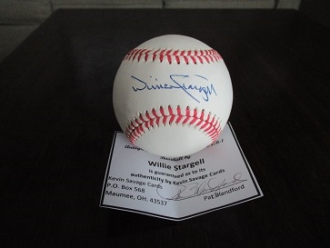 Willie Stargell (HOF) Autographed Rawlings Official League Baseball with COA
